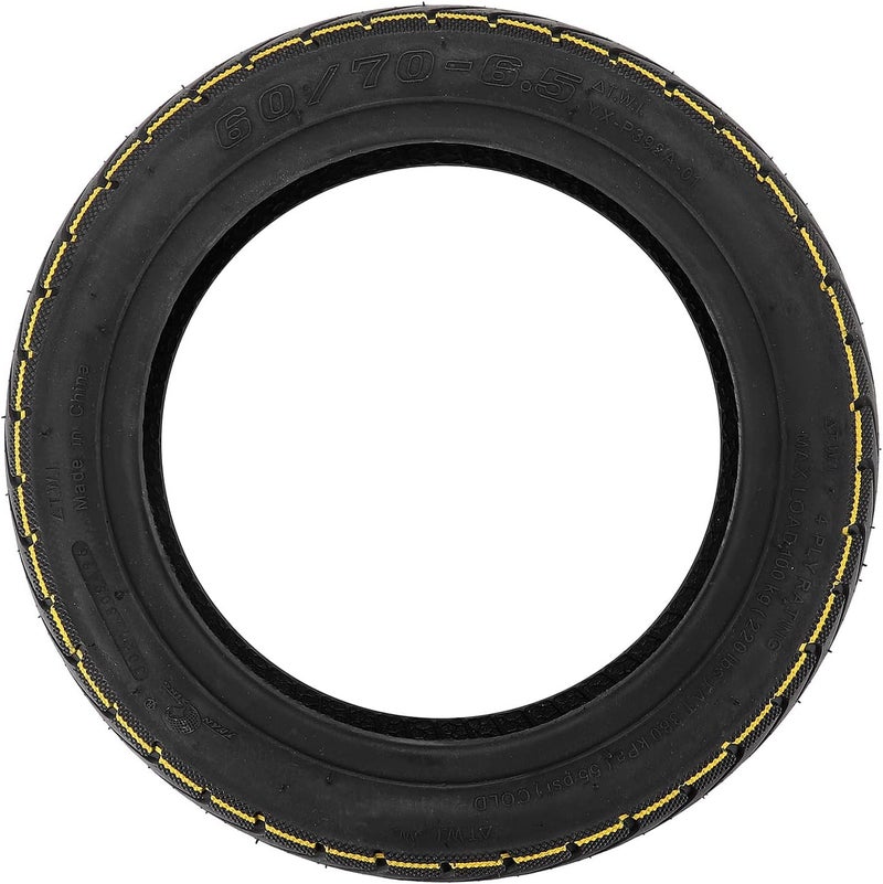 ZAITUO 60/70-6.5 10-inch Rubber Explosion-proof Tubeless Tire + Schrader Straight nozzle Replacement for Segway Ninebot Max G30LP G30 G30E Electric Kick Scooter Tyre Wheel Parts (1) - Image 3